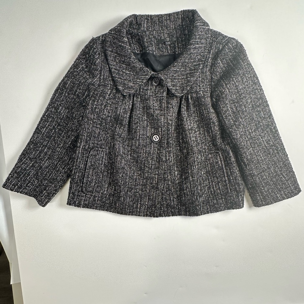 Teenflo Blazer, Cropped Style, Wool mix, Tweed, Preppy, Quiet Luxury
